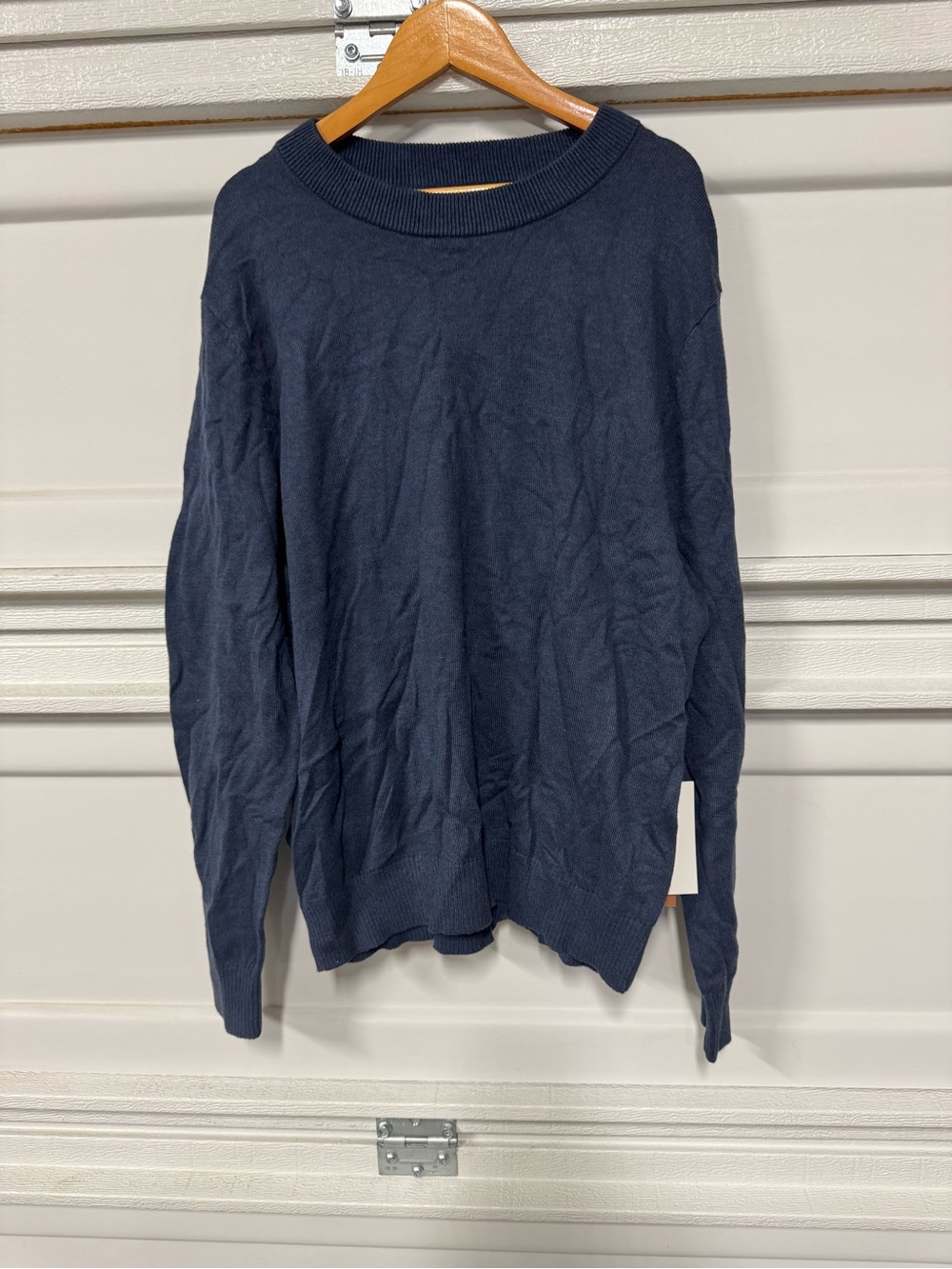 Precedent Los Angeles Cashmere Blend Crewneck Sweater Navy Men’s Medium